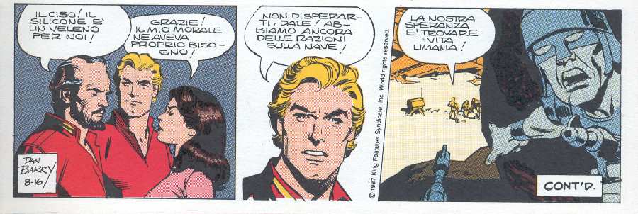 FLASH GORDON 16-8-1986