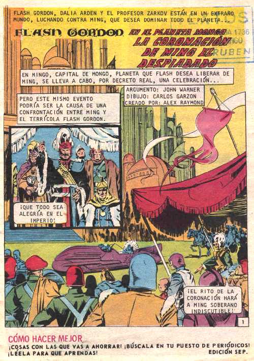 FLASH GORDON NOVARO NO.6 DE NOVARO