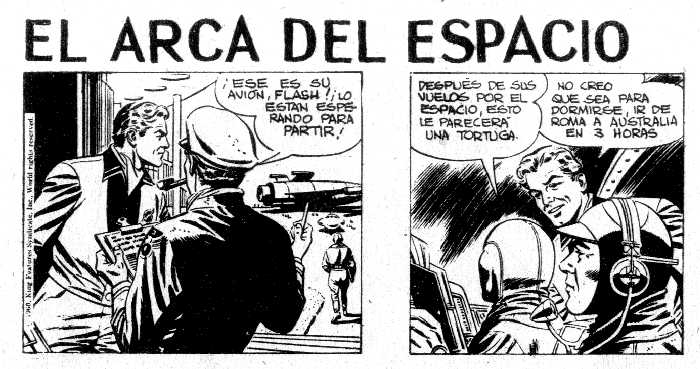 DETALLE DE LA TIRA DIARA DEL 8-3-1960