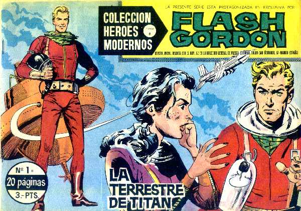 FLASH GORDON N.1 DE HEROES MODERNOS DOLAR SERIE B
