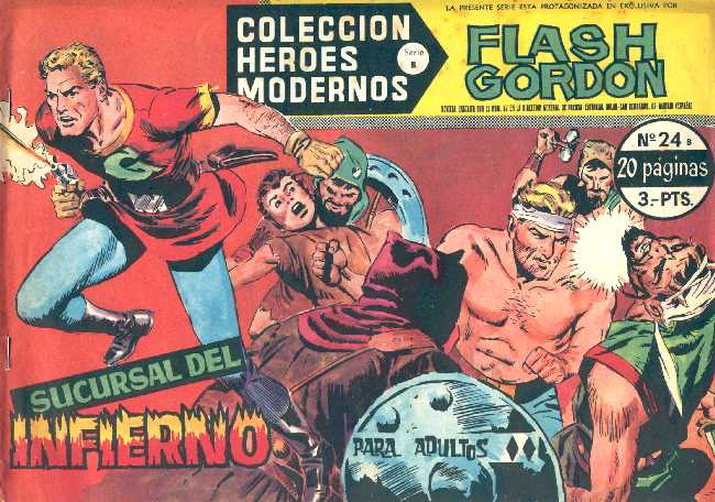 FLASH GORDON N.24 DE HEROES MODERNOS DOLAR SERIE B