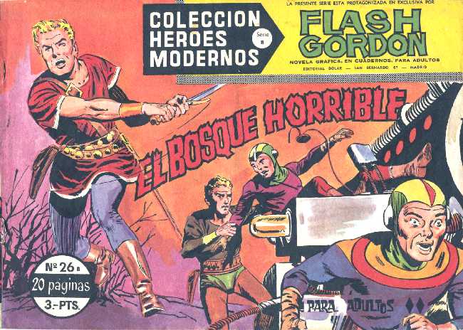 FLASH GORDON N.26 DE HEROES MODERNOS DOLAR SERIE B